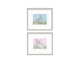 Bunny Hunnies Fine Art Print by Chelsea McShane Art