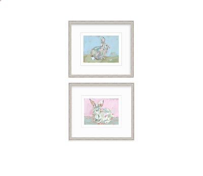 Bunny Hunnies Fine Art Print by Chelsea McShane Art