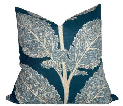 Lacinato Pillow Cover in Basalt Black, Thibaut Pillows