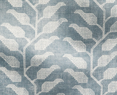 Folio Pillow Cover in Lake Blue, Susan Connor Textiles