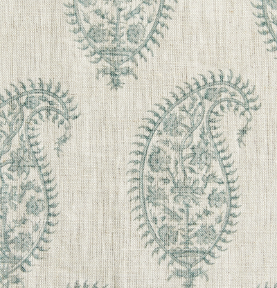 Paisley Pillow Cover in Celadon, Walter G Textiles