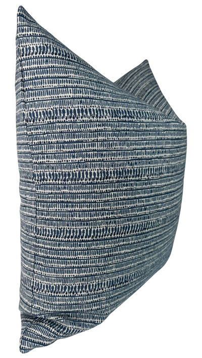 Saqqara Pillow Cover in Atlantic Blue, Walter G Pillows, Decorative Throw Pillows