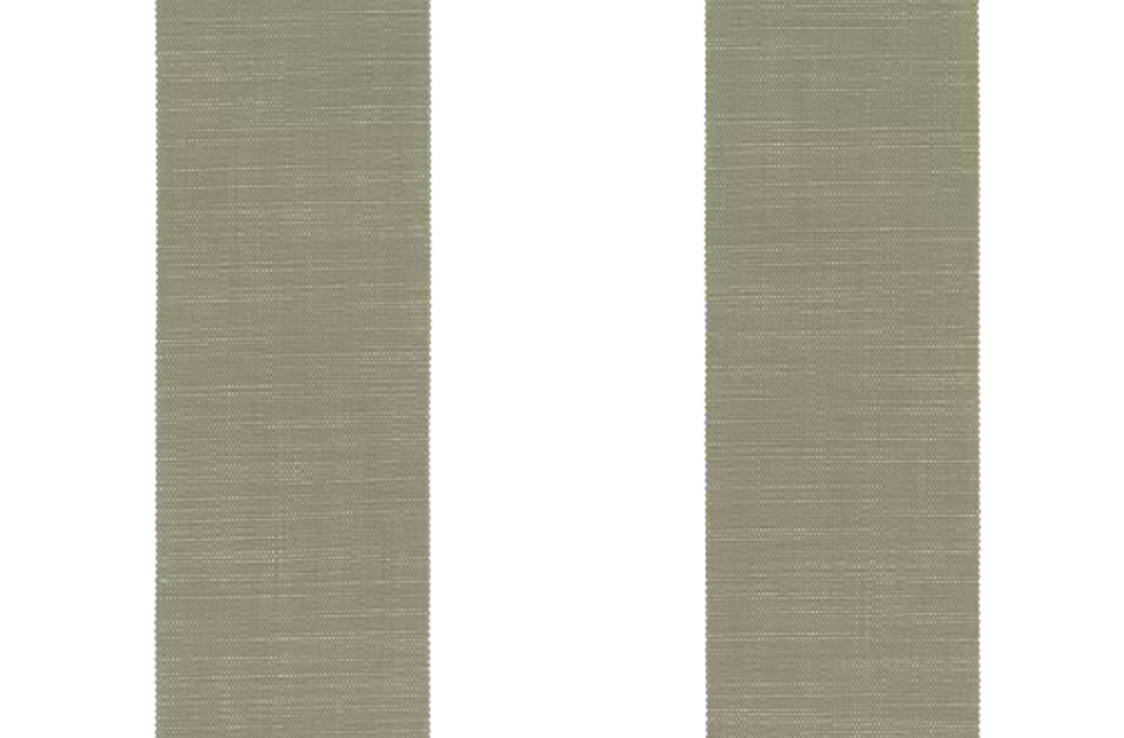 Vertical wide olive green stripes with subtle horizontal weaving texture spaced evenly on a white background, showing a simple striped fabric pattern.