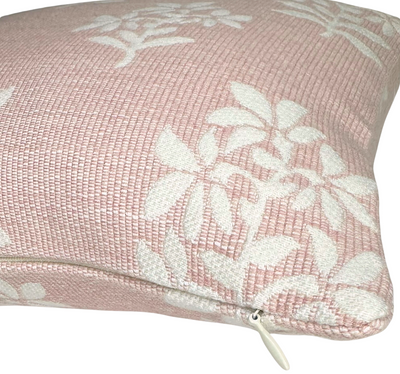 Asha Pillow Cover in Pink + Ivory, Peter Dunham Textiles