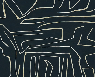 Graffito Pillow Cover in Onyx Beige, Kelly Wearstler Textiles