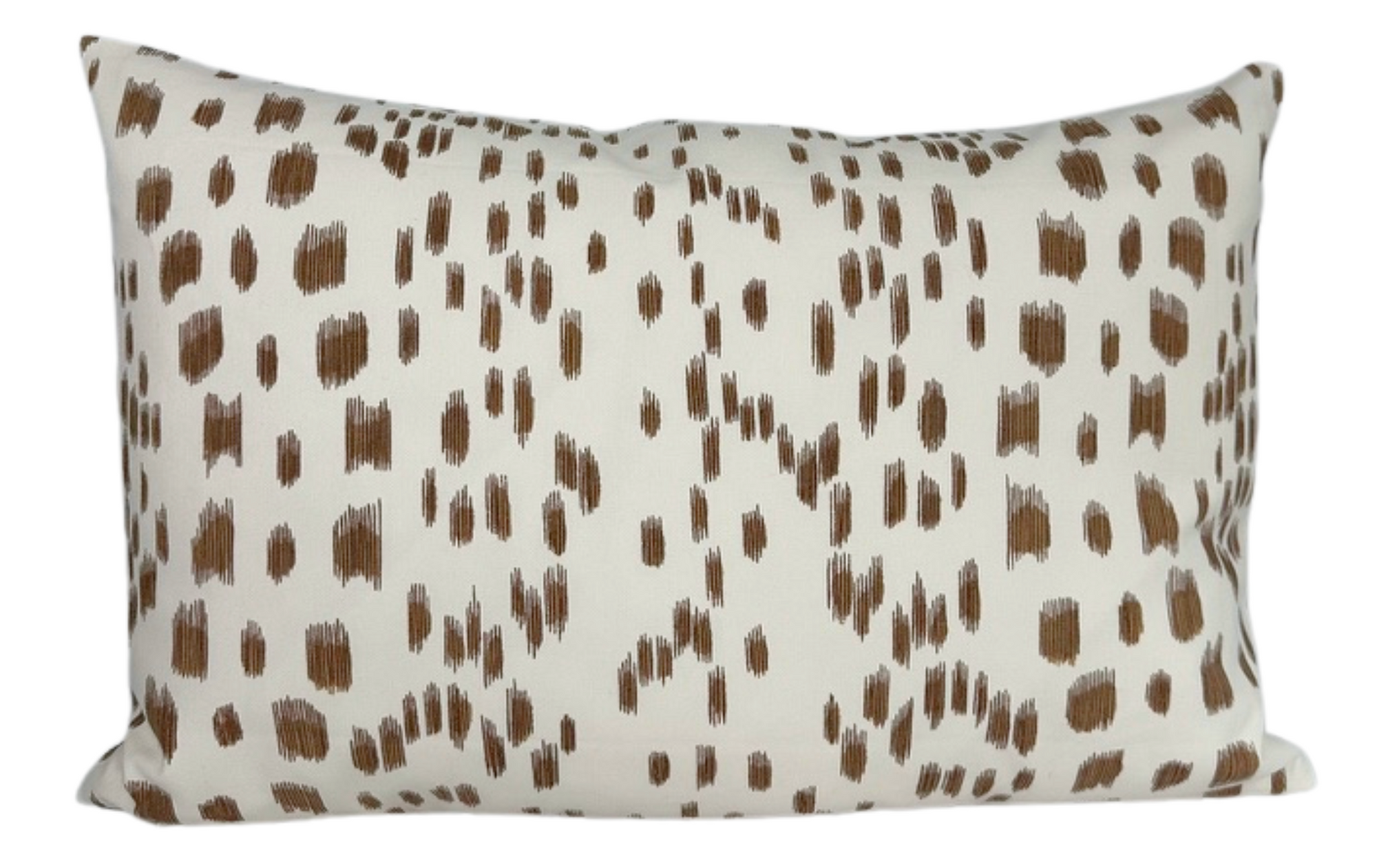 Les Touches Pillow Cover in Tan Brown by DEKOWE