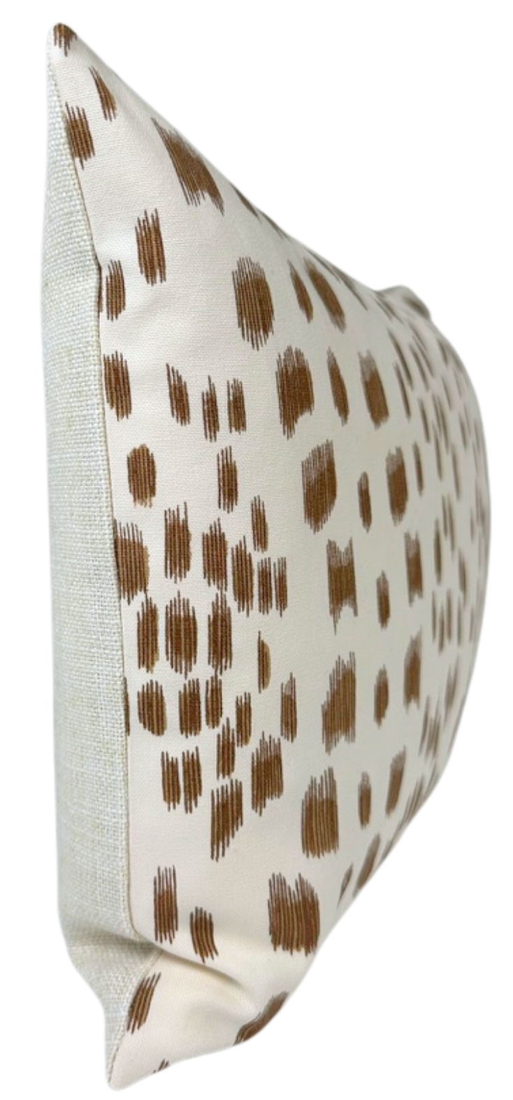 Les Touches Pillow Cover in Tan Brown by DEKOWE