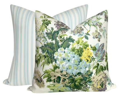 Garden Club Pillow Cover in Lavender, Thibaut Pillows
