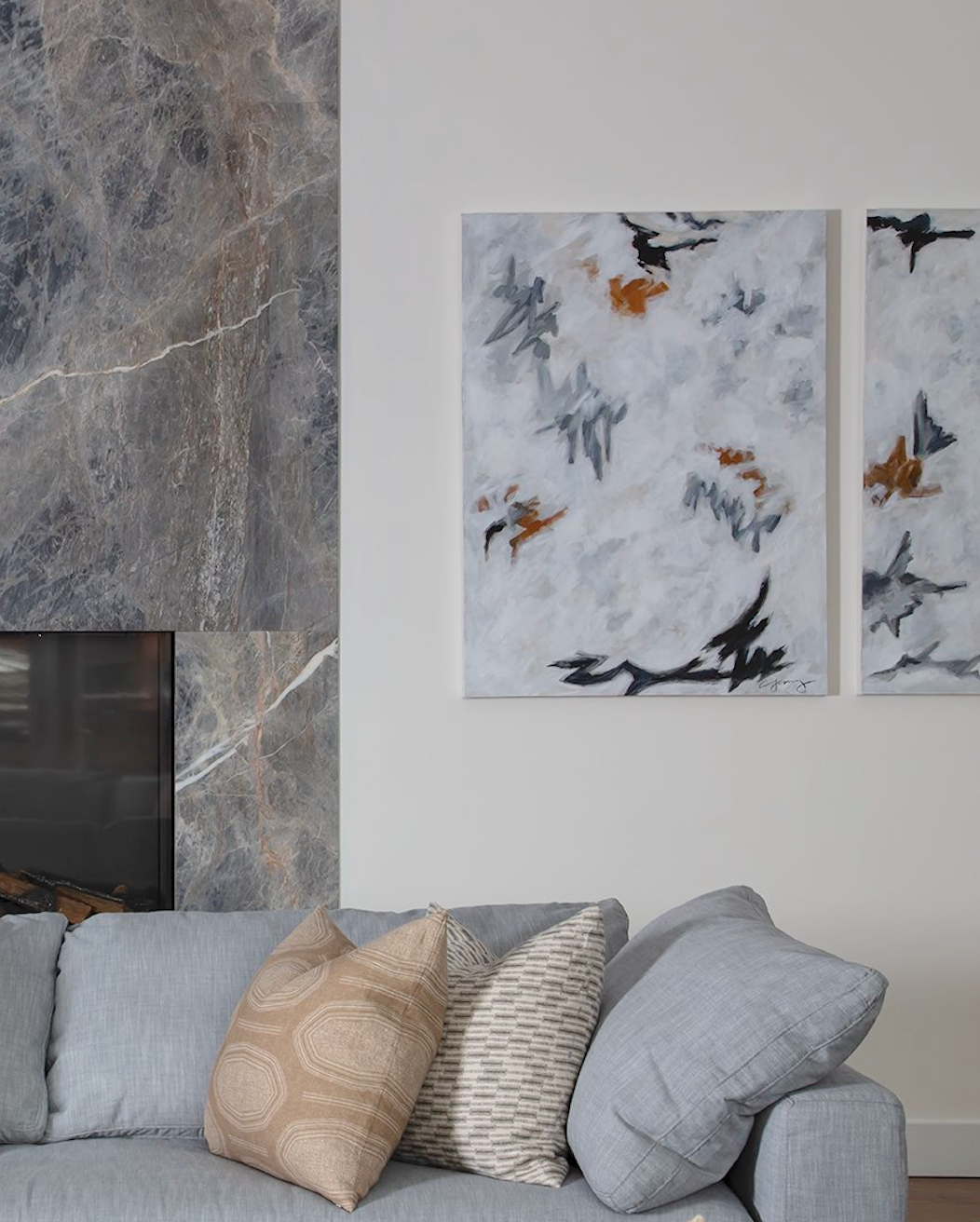 Lacuna Pillow Cover in Kohl, Susan Connor Textiles