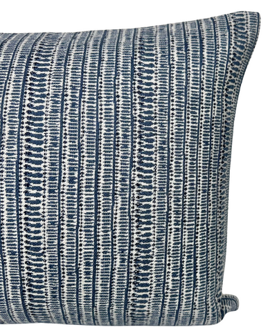 Saqqara Woven Pillow Cover in Pacific Blue, Walter G Textiles