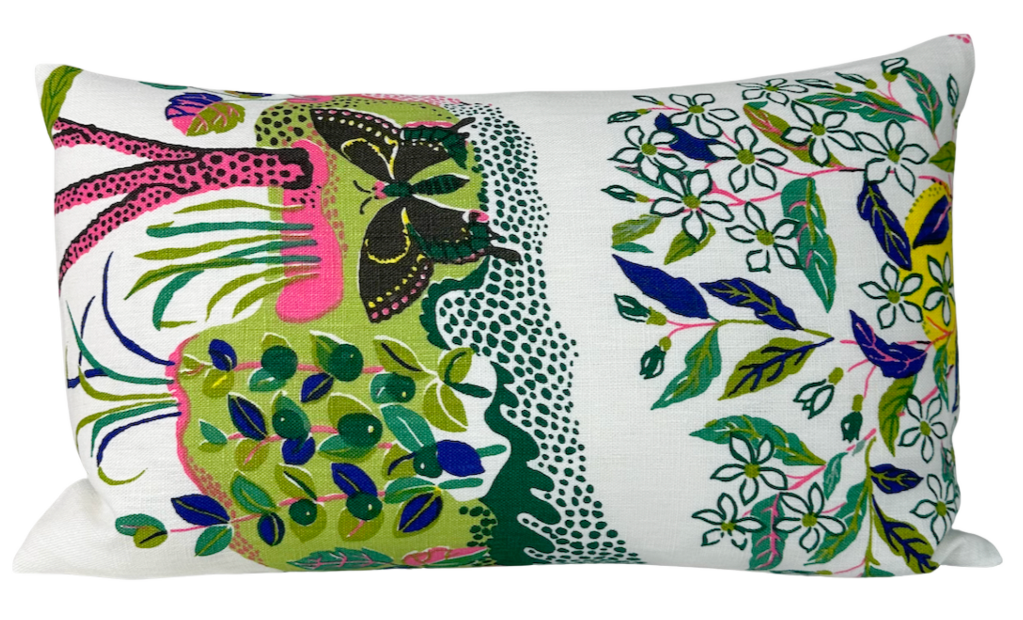 Ready to Ship, 12x20, Citrus Garden Pillow Cover in Limes