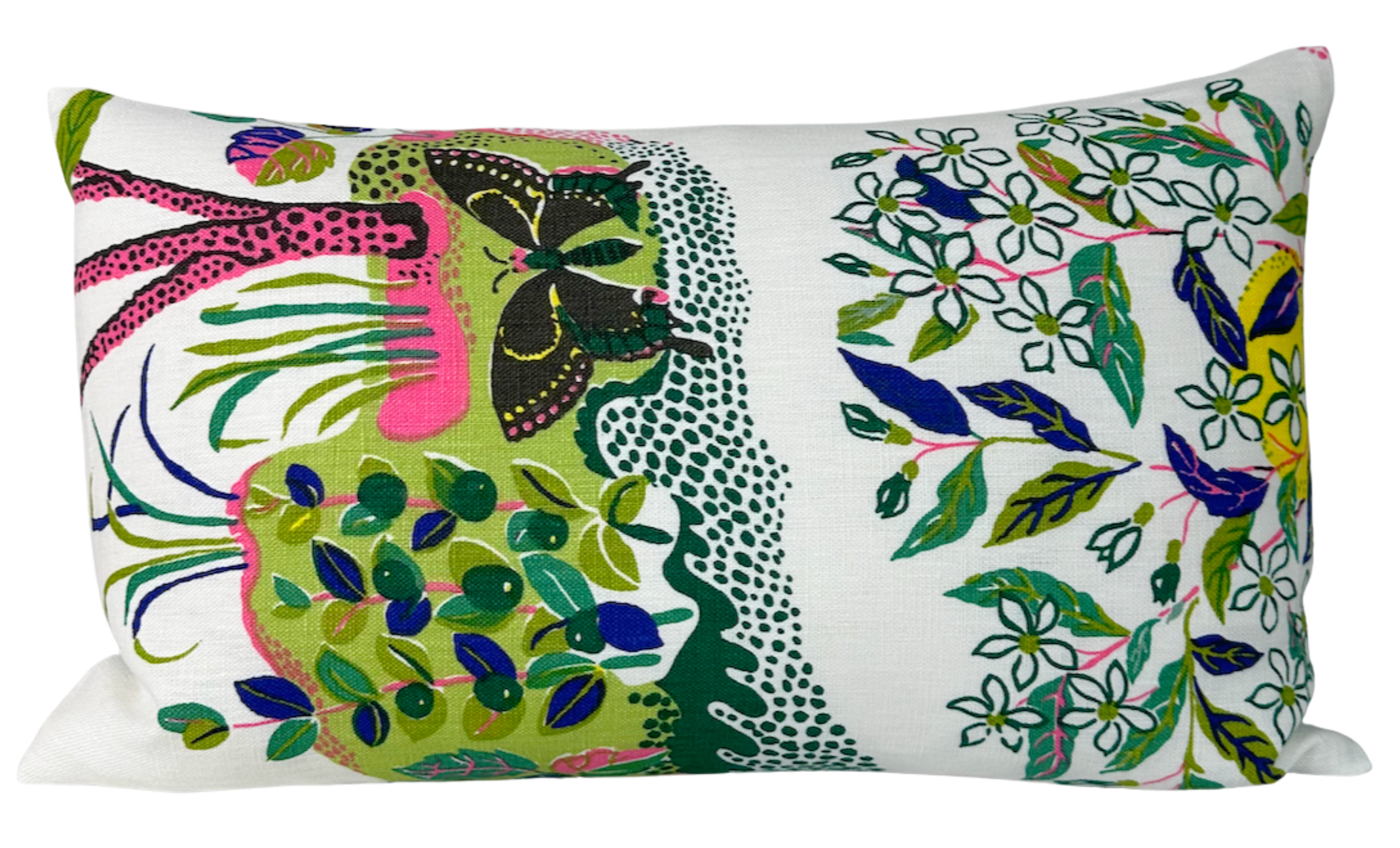 Ready to Ship, 12x20, Citrus Garden Pillow Cover in Limes