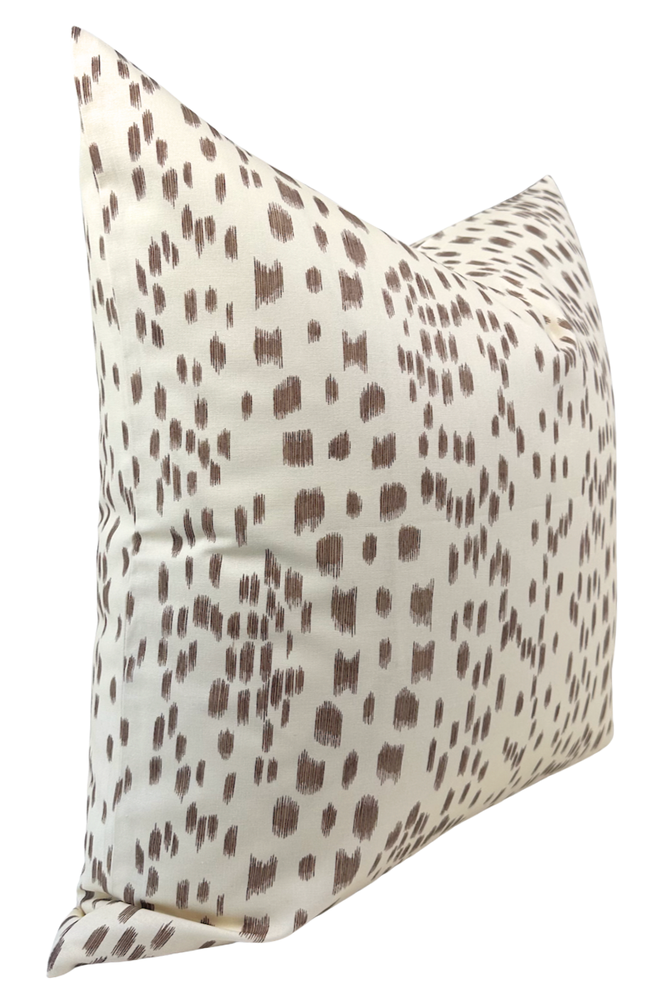 Les Touches Pillow Cover in Tan Brown by DEKOWE