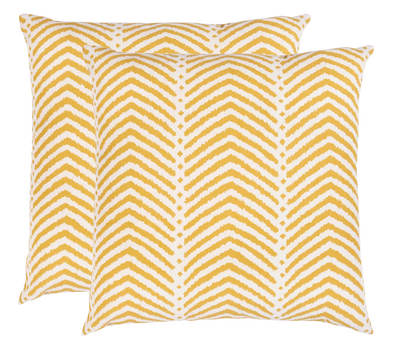 La Jolla Pillow Cover in Marigold, Schumacher Textiles