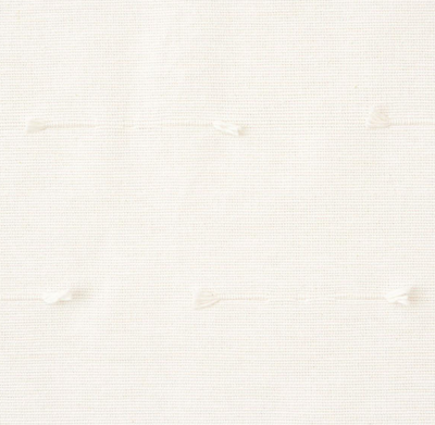 Teton Embroidered Pillow Cover in Snow, Schumacher Textiles