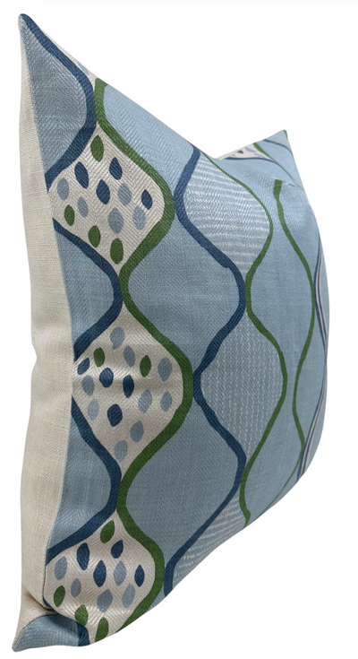 Baltic Weave Pillow Cover in Blue, Peter Dunham Textiles