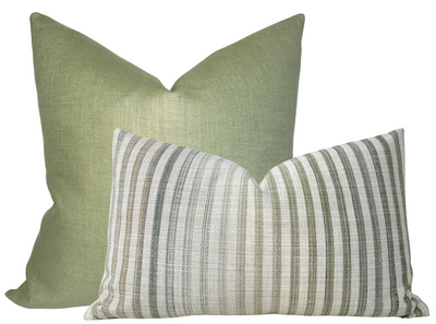 Pharos Pillow Cover in Green, Designer Pillows