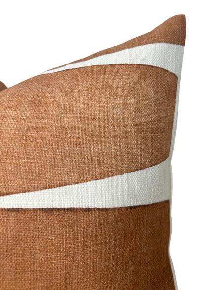 Stacked Pillow Cover in Clay