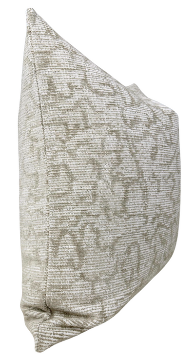 Crescendo Pillow Cover in Ivory Taupe, Kelly Wearstler Textiles