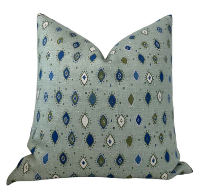 Oona Pillow Cover in Ocean Indigo, Peter Dunham Textiles