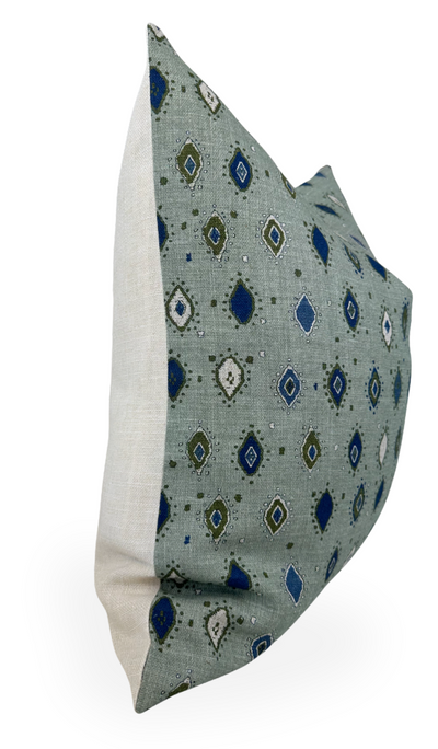 Oona Pillow Cover in Ocean Indigo, Peter Dunham Textiles