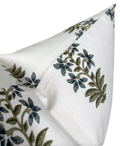 Udaipur Pillow Cover in Indigo, Peter Dunham Textiles
