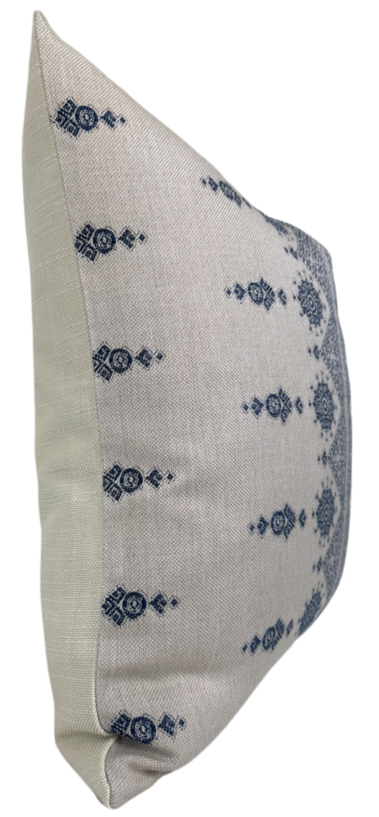 Carmania Pillow Cover in Indigo on Natural, Peter Dunham Textiles