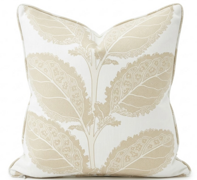 Lacinato Pillow Cover in Basalt Black, Thibaut Pillows