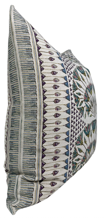 Cairo Pillow Cover in Eggplant, Thibaut Pillows