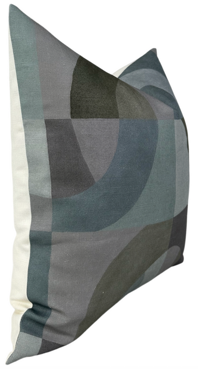 Colonnade Pillow Cover in Jadestone, Kelly Wearstler Textiles
