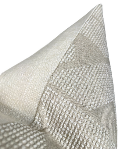 Sierra Pillow Cover in Natural, Schumacher Textiles
