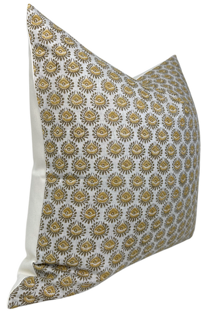 Lyon Pillow Cover in Saffron, Walter G Textiles