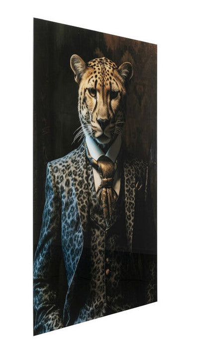 Glass Picture Mister Leo 100x150cm