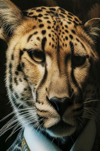 Glass Picture Mister Leo 100x150cm