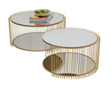 Coffee Table Wire Double Brass (2/Set) by DEKOR - product image 7 for Resin Society