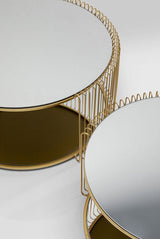 Coffee Table Wire Double Brass (2/Set) by DEKOR - product image 8 for Resin Society