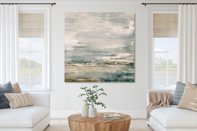 Sea and Sky Artist Enhanced Canvas Print by John Beard Collection - product image 2 for Resin Society