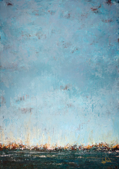 Sea Breeze Artist Enhanced Canvas Print by John Beard Collection - main product image for Resin Society