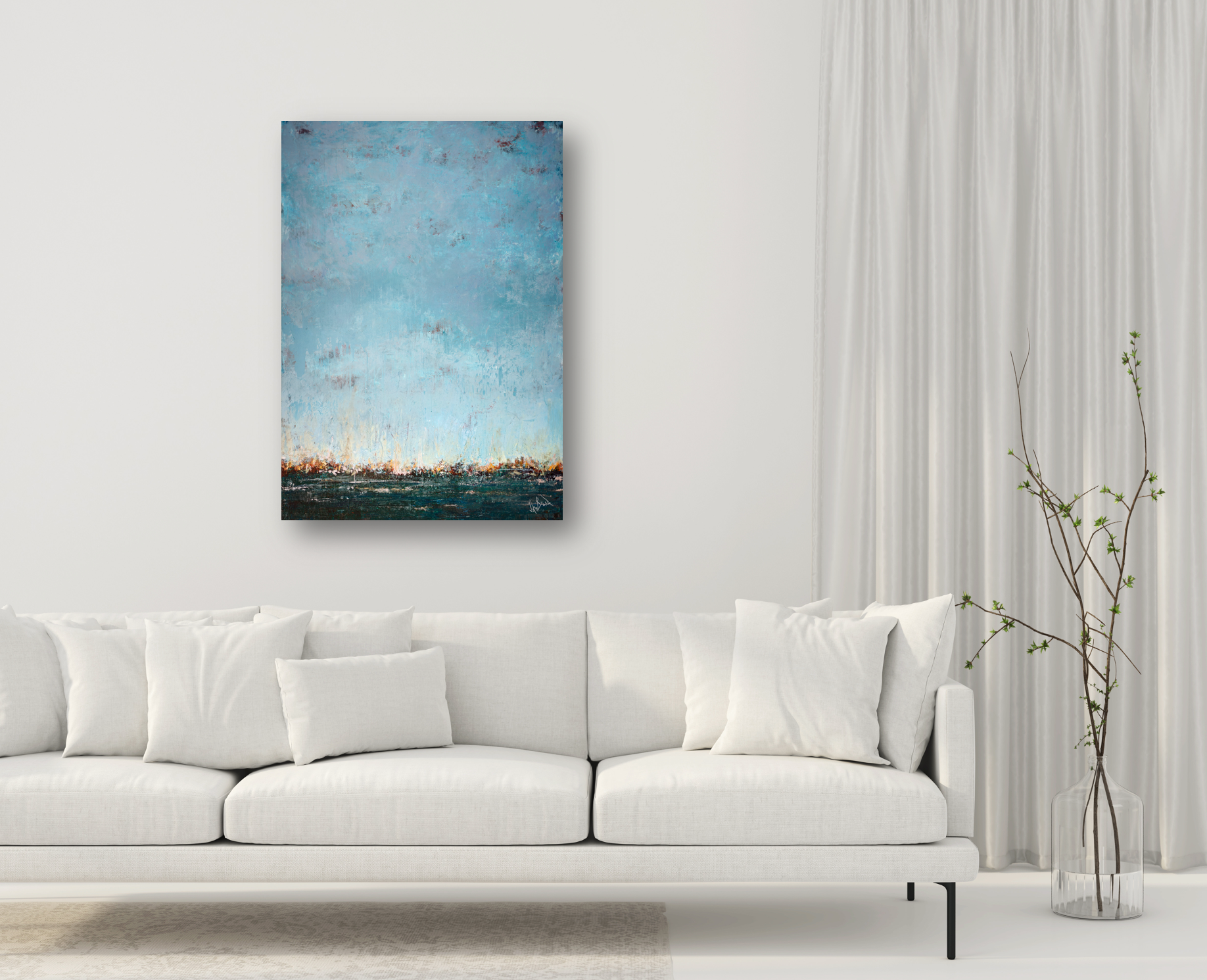 Sea Breeze Artist Enhanced Canvas Print by John Beard Collection - product image 3 for Resin Society