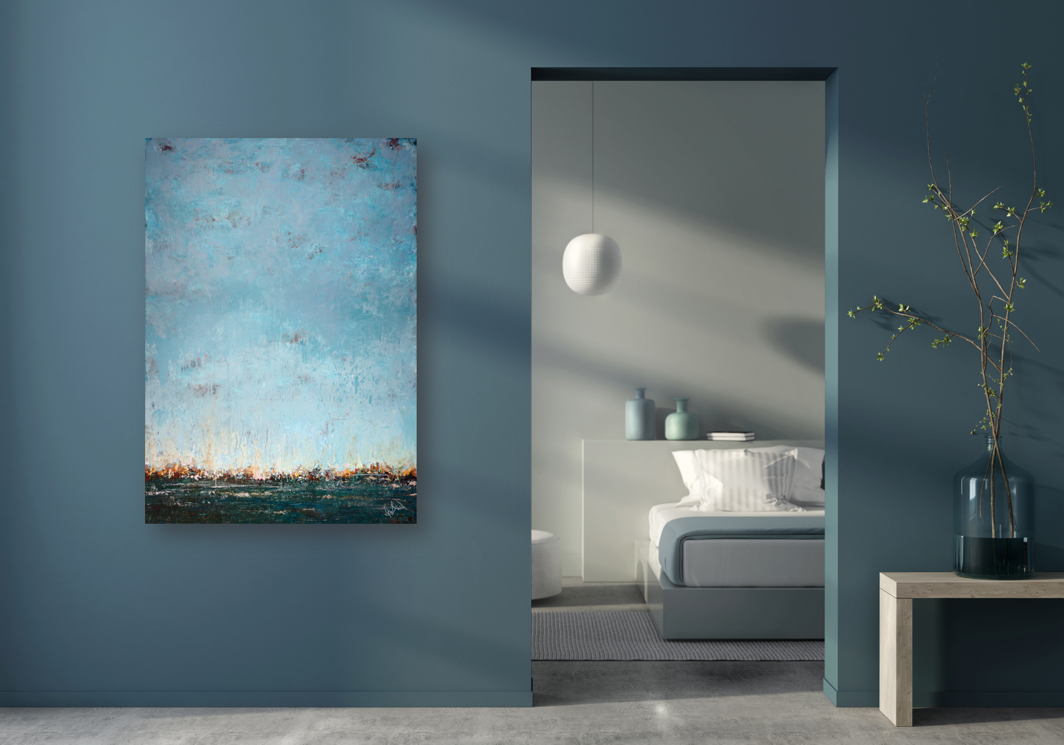 Sea Breeze Artist Enhanced Canvas Print by John Beard Collection - product image 2 for Resin Society