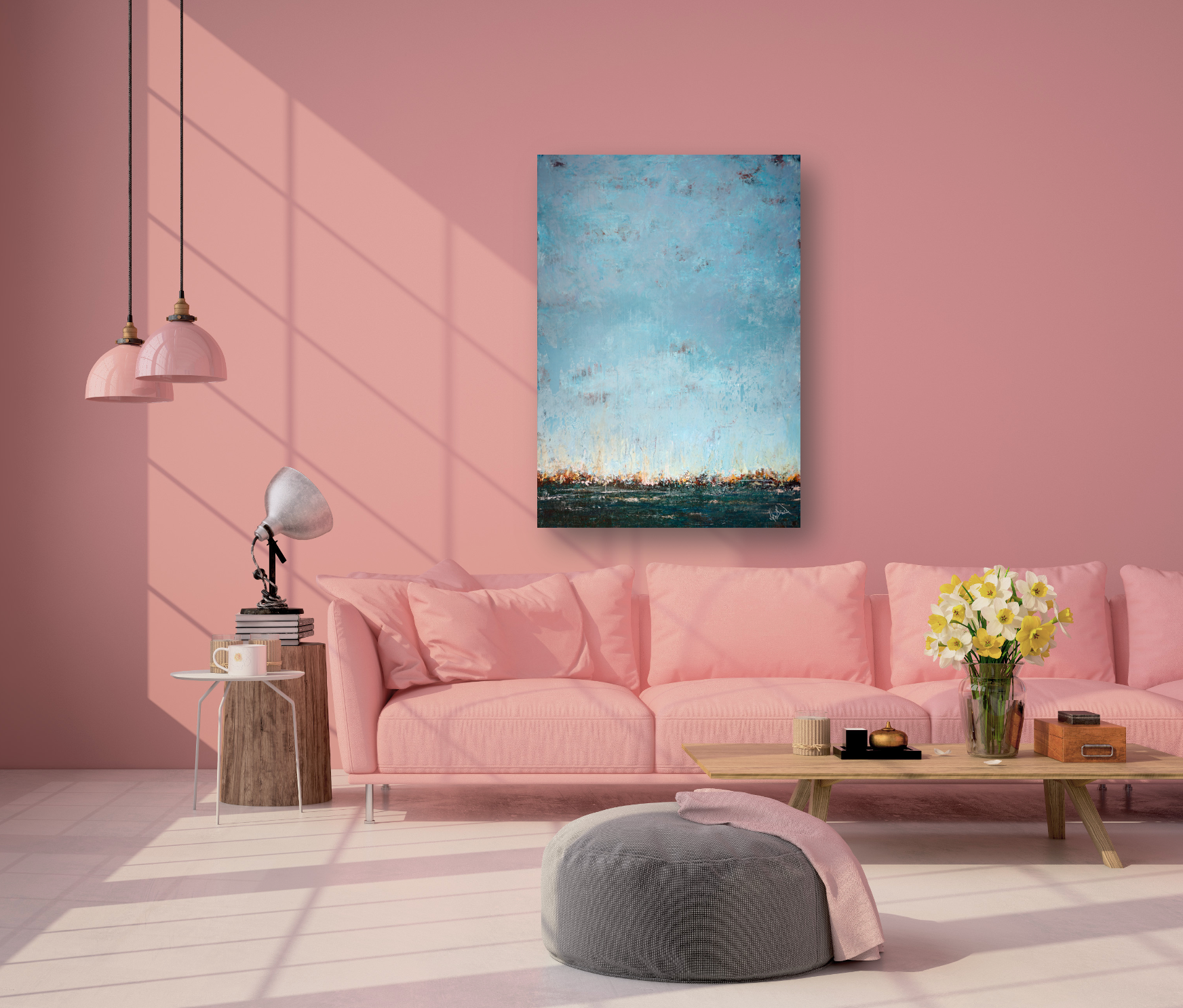 Sea Breeze Artist Enhanced Canvas Print by John Beard Collection - product image 4 for Resin Society