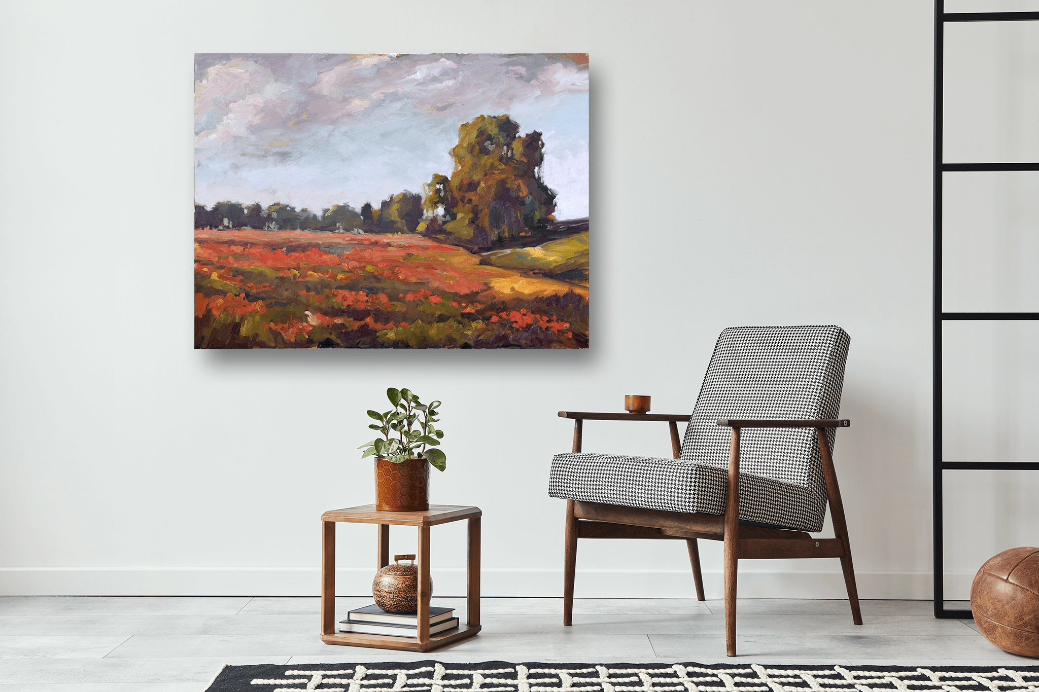 Sea of Poppies Artist Enhanced Canvas Print by John Beard Collection - product image 3 for Resin Society