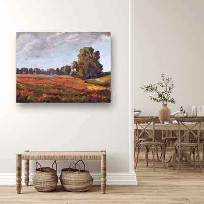 Sea of Poppies Artist Enhanced Canvas Print by John Beard Collection - product image 2 for Resin Society