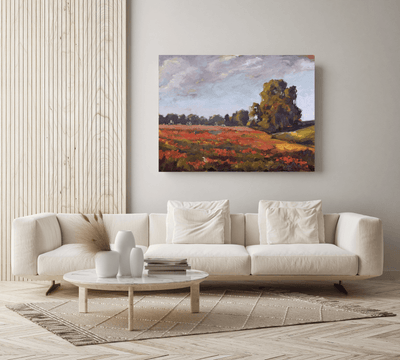 Sea of Poppies Artist Enhanced Canvas Print by John Beard Collection - product image 4 for Resin Society