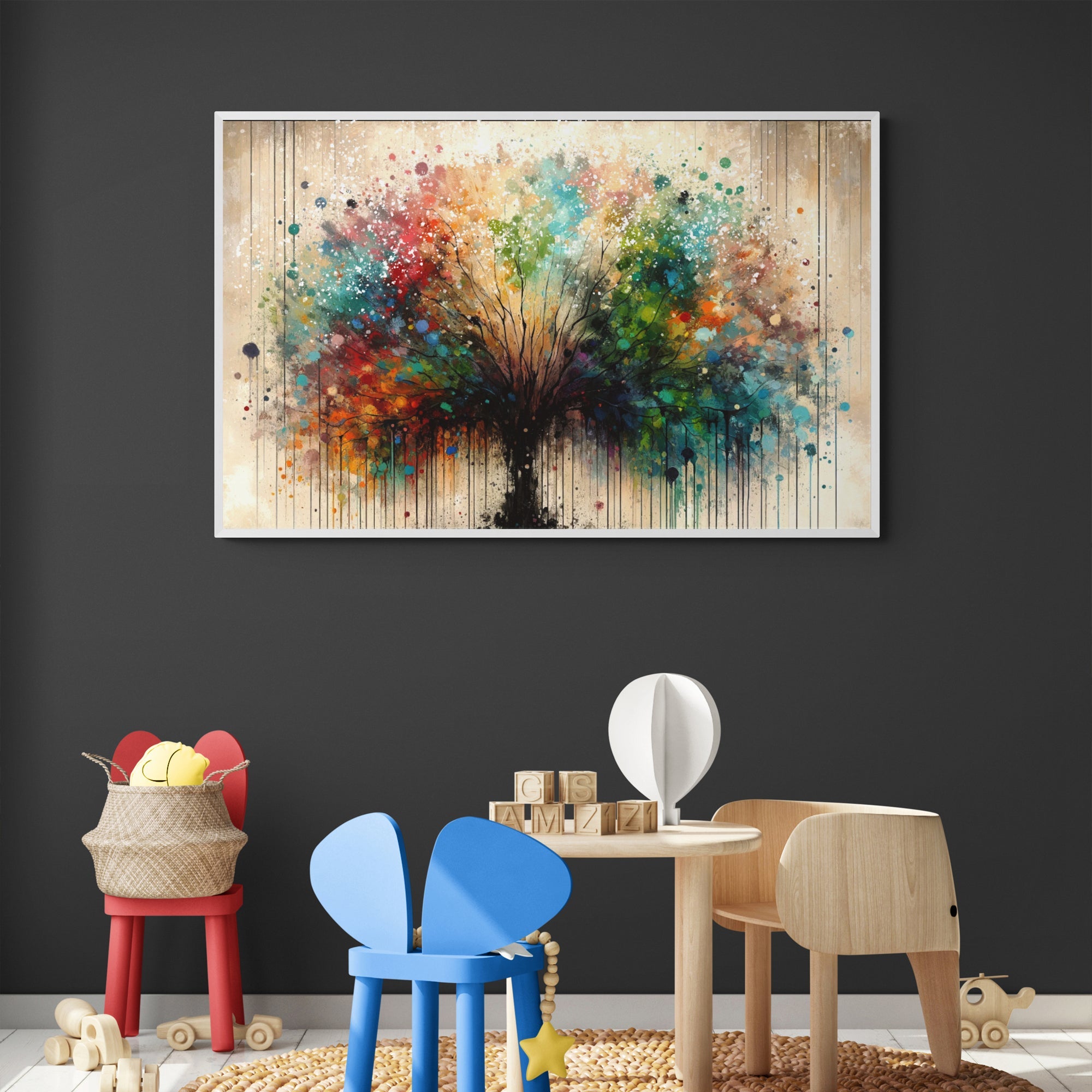 Canvas Print: "Season Spectrum" by Tailored Canvases - main product image for Resin Society