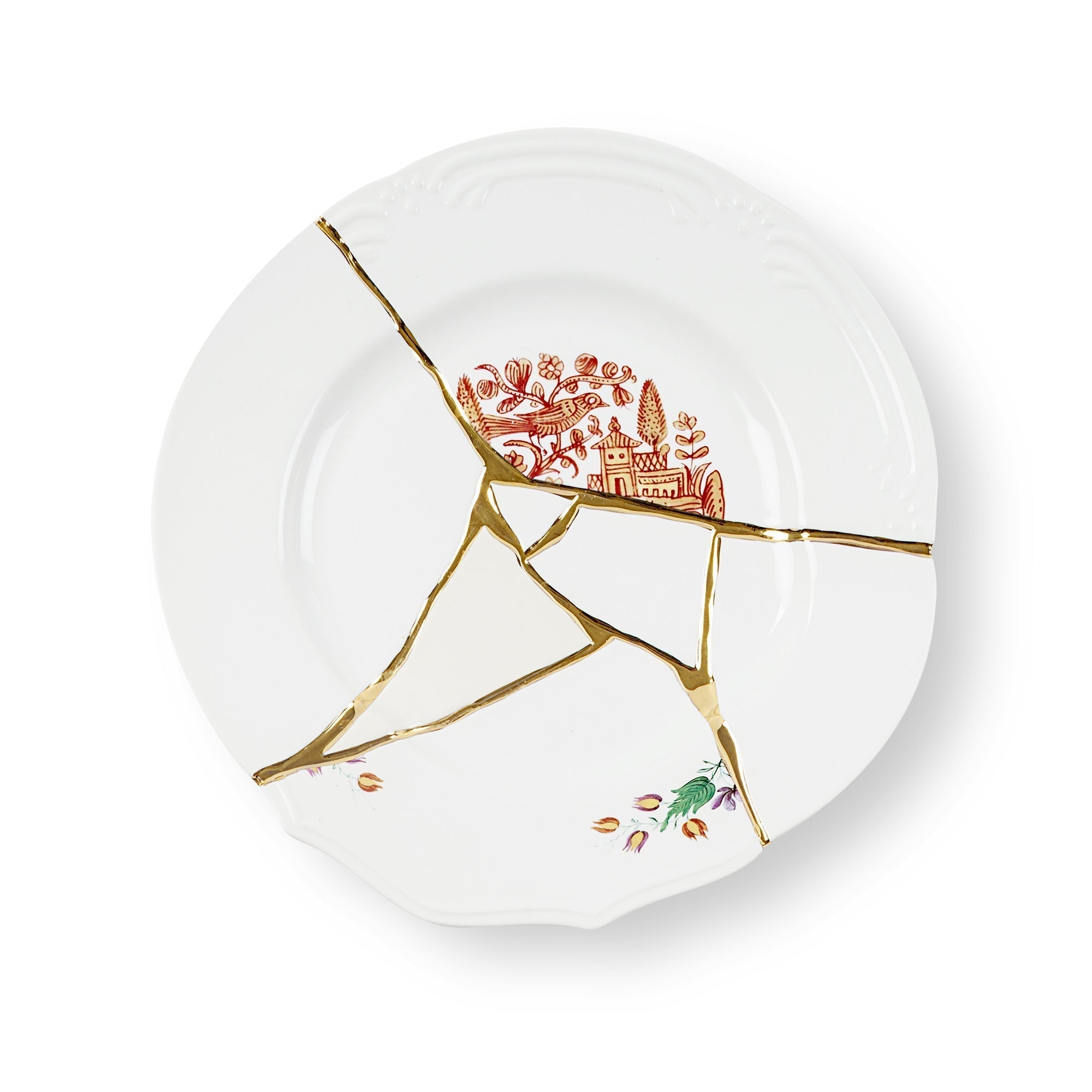 Kintsugi Dinner plate 01 by DEKOR - Resin Society