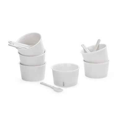 Estetico Quotidiano Ice Cream set of 6 Bowls by DEKOR - Resin Society