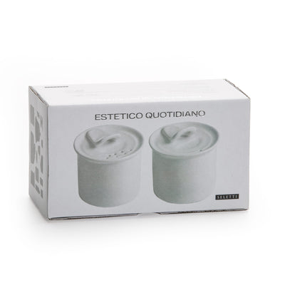 Estetico Quotidiano Set 1 Salt + 1 Pepper Cellars detail image - Resin Society