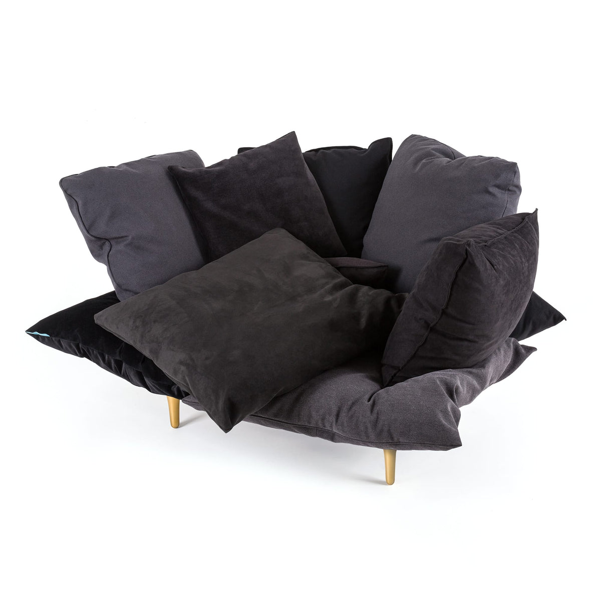 Comfy Armchair Charcoal Grey by DEKOR - product image 2 for Resin Society