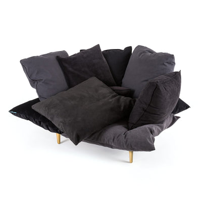 Comfy Armchair Charcoal Grey detail image - Resin Society